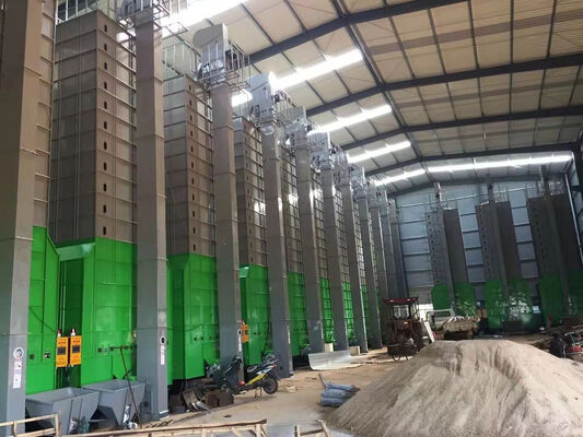 Хорошая цена Многофункциональная вертикальная сушильная башня для риса, сушилка 30 тонн, косвенная сушилка периодического действия 30 тонн онлайн