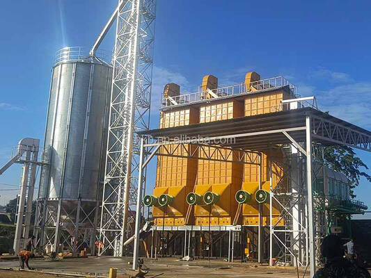 Circulating batch type 35 tons paddy dryer machine intelligent automatic 35 tons paddy dryer