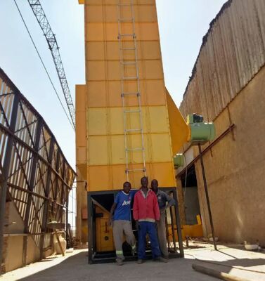 Сушка зерна упрощена кукурузной сушилкой Время разгрузки 50-60 мин